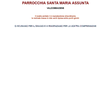 Tablet Screenshot of parrocchiavaldo.stefinstal.com